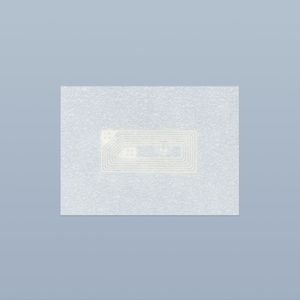 高品質NFCウェットインレイステッカークリアスマートガーメントラベルNTAG213NFCチップ長方形NFCタグ