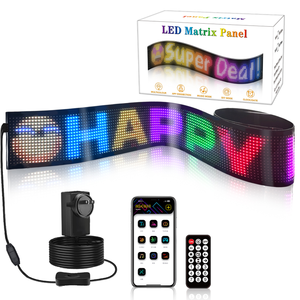 Фабрика Гуандун, USB, 5 В, RGB, рисунок, анимация, текстовая прокручивающая панель, рекламная светодиодная вывеска, экран - Product Image 2
