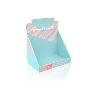 Customize Countertop Cardboard Counter <strong>Display</strong> Boxes <strong>Hook</strong> Peg <strong>Table</strong> <strong>Top</strong> Cardboard <strong>Display</strong> Counter <strong>Display</strong> Stands Desktop - Product Image 1