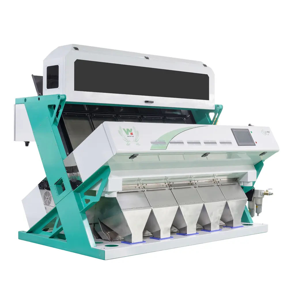 Hot Sale 5 Chutes 320 Channels Rice Color Sorter Rice Sorting Machines Rice Mill Color Sorter With wifi Remote Control System