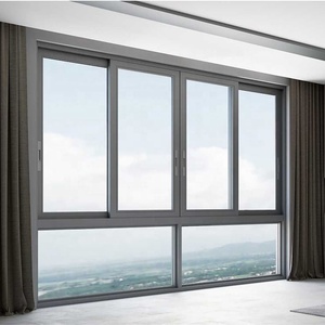 Guangdong Foshan Aluminum Sliding Doors and Glass <strong>windows</strong> Full Size Glass With Low Price and High Quality <strong>Window</strong> and Door