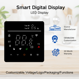 Design moderno a distanza Tuya Smart Life APP di controllo termostato di riscaldamento con Touch Screen settimanale programmabile con termostato Wifi - Product Image 3