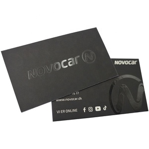 定制名片豪华标准尺寸印刷现货uv压花名片 - Product Image 3