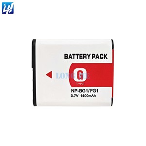 Digital Camera Battery Rechargeable Li-ion 1400mAh NP-<strong>BG1</strong>/FG1 for <strong>Sony</strong> DSC-T20/W HX10 H70 WX1/B W170 W230 W290 DSC-W300 DSC-H50B - Product Image 3