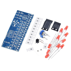 Akıllı elektronik kitleri NE555 + CD4017 LED ışık su akan DIY kiti elektronik üretim paketi DIY elektronik öğrenme için - Product Image 2
