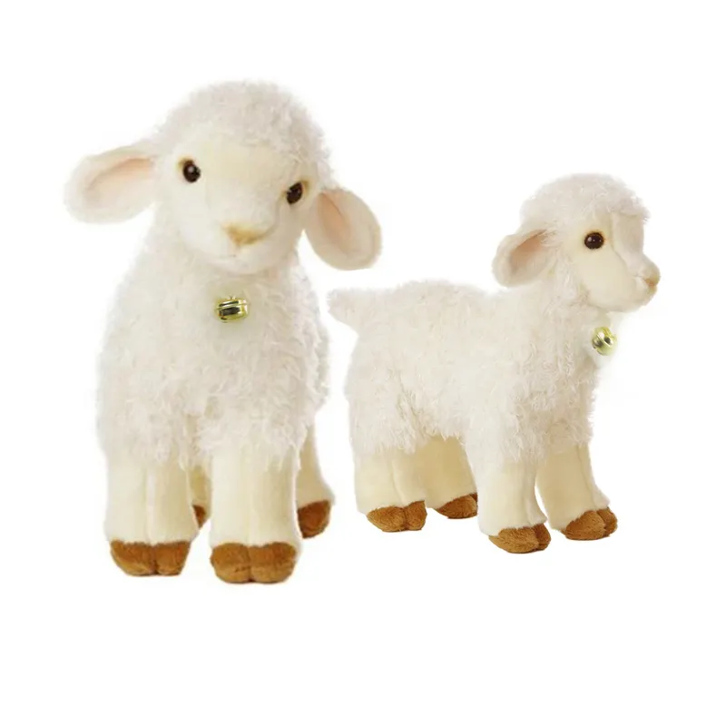 Peluche en mouton, personnalisé bon marché, jouet doux et mignon en peluche d'agneau