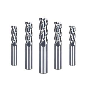 เครื่องกัด CNC เหล็กทังสเตน55-60องศาแบบปรับแต่งได้4ขอบ altin/tialn เคลือบ6มม./4มม. - Product Image 5
