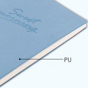 Foska Macaron 4 renk orta 224 sayfa ciltli yazı için kaplı defter ve iplik bağlı ciltleme ile günlüğe - Product Image 2