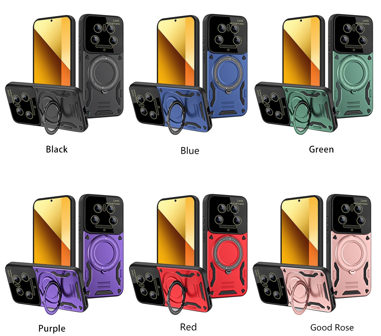 Liste des couleurs