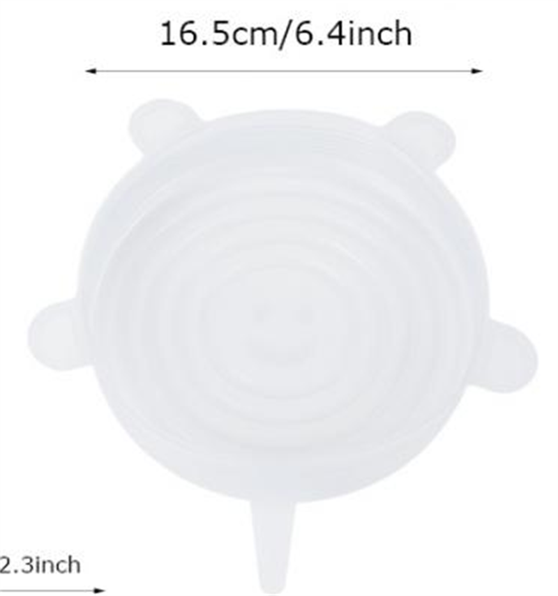 Blanc pour couvercle extensible de 16,5 cm