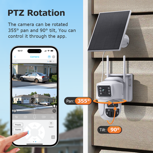 Garantía de calidad 6MP Lente dual Dual View 4G Cámara solar Seguridad de red Cámara DE SEGURIDAD impermeable para exteriores para seguridad en el hogar - Product Image 2