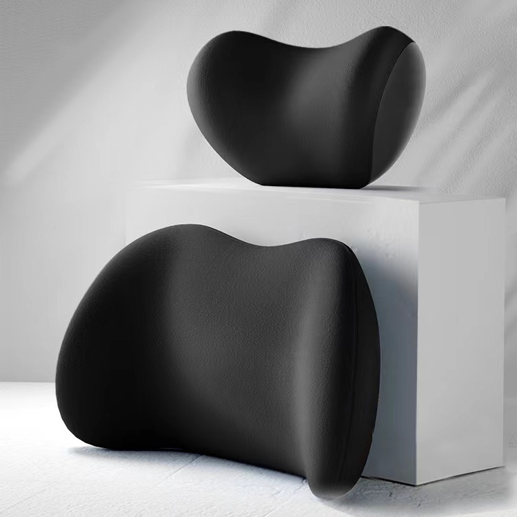 Oreiller appui-tête + support de taille# noir