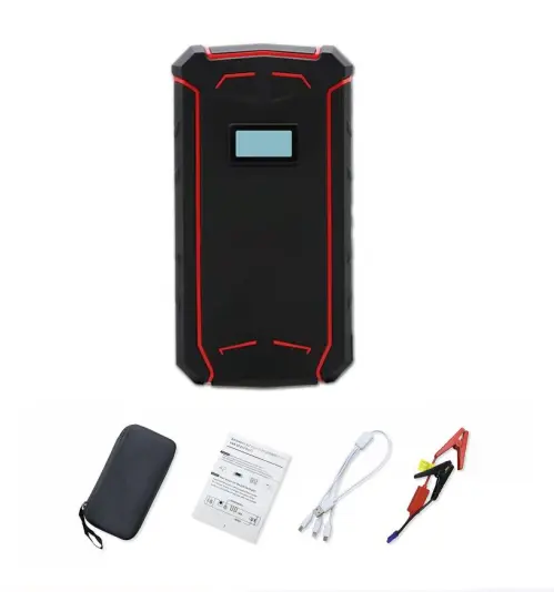 Portatile 12000 mah super condensatore jumper battery pack car booster lithium power bank jump starter