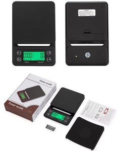 Mini Coffee <strong>Scale</strong> Pour Over Digital <strong>LCD</strong> <strong>Display</strong> 3kg 0.1g Battery Kitchen Weighing <strong>Scale</strong> with Time <strong>Counting</strong> Smart Coffee <strong>Scale</strong> - Product Image 6