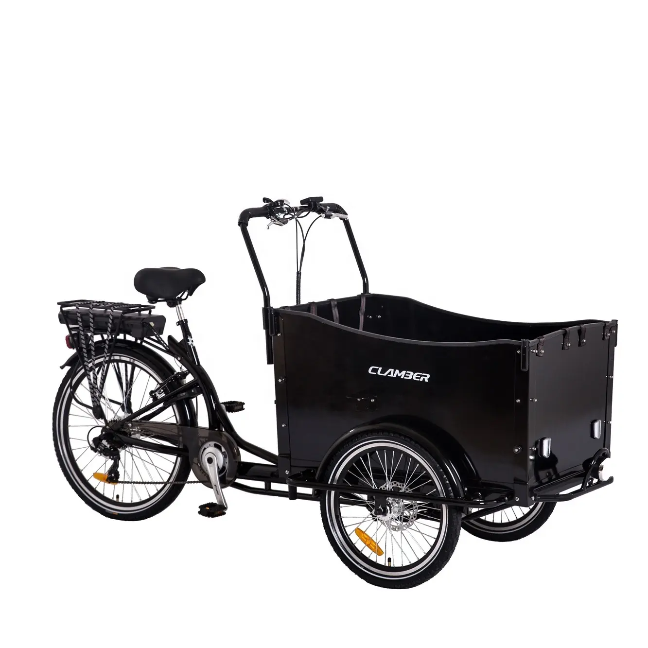 EU China Warehouse Stock Family Three Wheels Electric Cargo Bike Bicycle Electric Tricycle