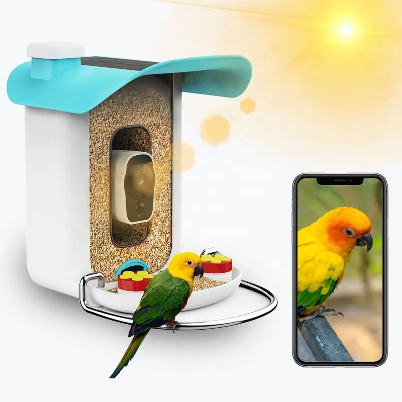 2024年新製品卸売ホットセール野鳥スマートバードフィーダーカメラ