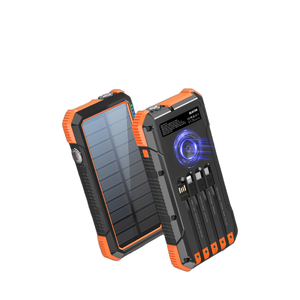 20000mAh Waterproof Outdoor Wireless Watch Charger Solar Power Bank with 18W <strong>Output</strong> Type-C <strong>Input</strong> for Multiple <strong>Devices</strong> - Product Image 1