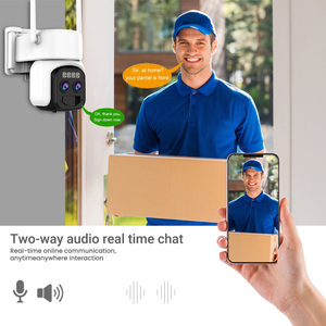 4MP WIFI AOV <strong>Camera</strong> PTZ Dual Screen Two-way Voice Intercom Security Monitoring IP66 Waterproof CCTV Security <strong>With</strong> Bracket - Product Image 5