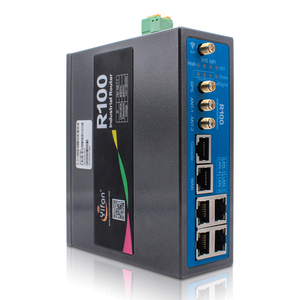 Supporto Modbus TCP RTU VPN R100 3G 4G LTE wireless router industriale con porte di IO - Product Image 2