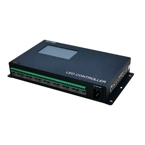SY-418 Сенсорный Музыкальный контроллер DMX To SPI AC100V- 240V 8 каналов DMX512 программируемый цифровой светодиодный контроллер - Product Image 1