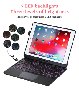 Tablet Pad <strong>Bluetooths</strong> <strong>Keyboard</strong> 7colorful Retro Backlit Wireless <strong>Keyboard</strong> Mouse 9.7 <strong>Keyboard</strong> Case For Ipad - Product Image 4