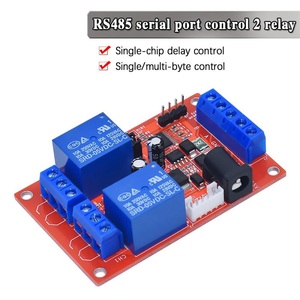 RS485 controllo della porta seriale modulo relè a 2 canali a chip singolo controllo di ritardo del microcomputer a byte singolo/MODBUS RTU - Product Image 1