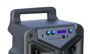 蓝牙手推车扬声器30w功率迪斯科音响DJ派对盒扬声器，带RGB发光二极管照明，用于舞台派对电脑