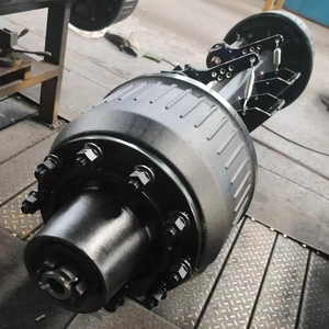 德国风格的卡车拖车车轴套件12T 14T 16t重型半卡车后桥 - Product Image 1