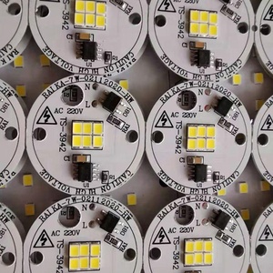 2年間の保証6W90Lm/W 220V ACドライバーレスDOBドライバーフリーLEDモジュールラウンドSMD PCB PCBAキャンドルバルブライト用 - Product Image 2