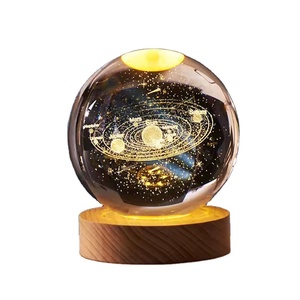 Sản Phẩm Mới 3D Pha Lê Bóng Đêm Đèn Valentine Của Ngày Giáng Sinh Halloween Đồ Trang Trí Giao Diện USB Regalo De Navidad - Product Image 1