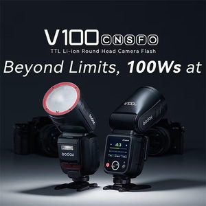 佳能相机Godox V100-C闪光灯、圆头相机闪光灯、TTL触摸屏2.4G无线X系统 (V1升级) - Product Image 2