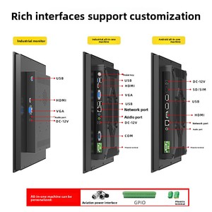 10-Inch All-In-One <strong>Embedded</strong> Win10 Industrial Control Tablet <strong>Computer</strong> with Anti-Interference Quad Intel VGA LCD Display - Product Image 3