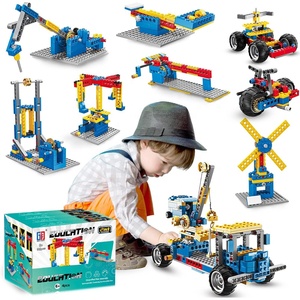 Hot Selling STEM <strong>Science</strong> and Education Particle <strong>Building</strong> <strong>Blocks</strong> Machinery DIY Assembly Engineering <strong>Building</strong> Bricks Toys for Kids - Product Image 1