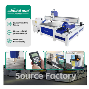 Venta caliente 1325 4 * 8ft CNC máquina enrutadora de madera con multifuncional 4 ejes 3D grabado Cnc enrutador máquina de carpintería - Product Image 1