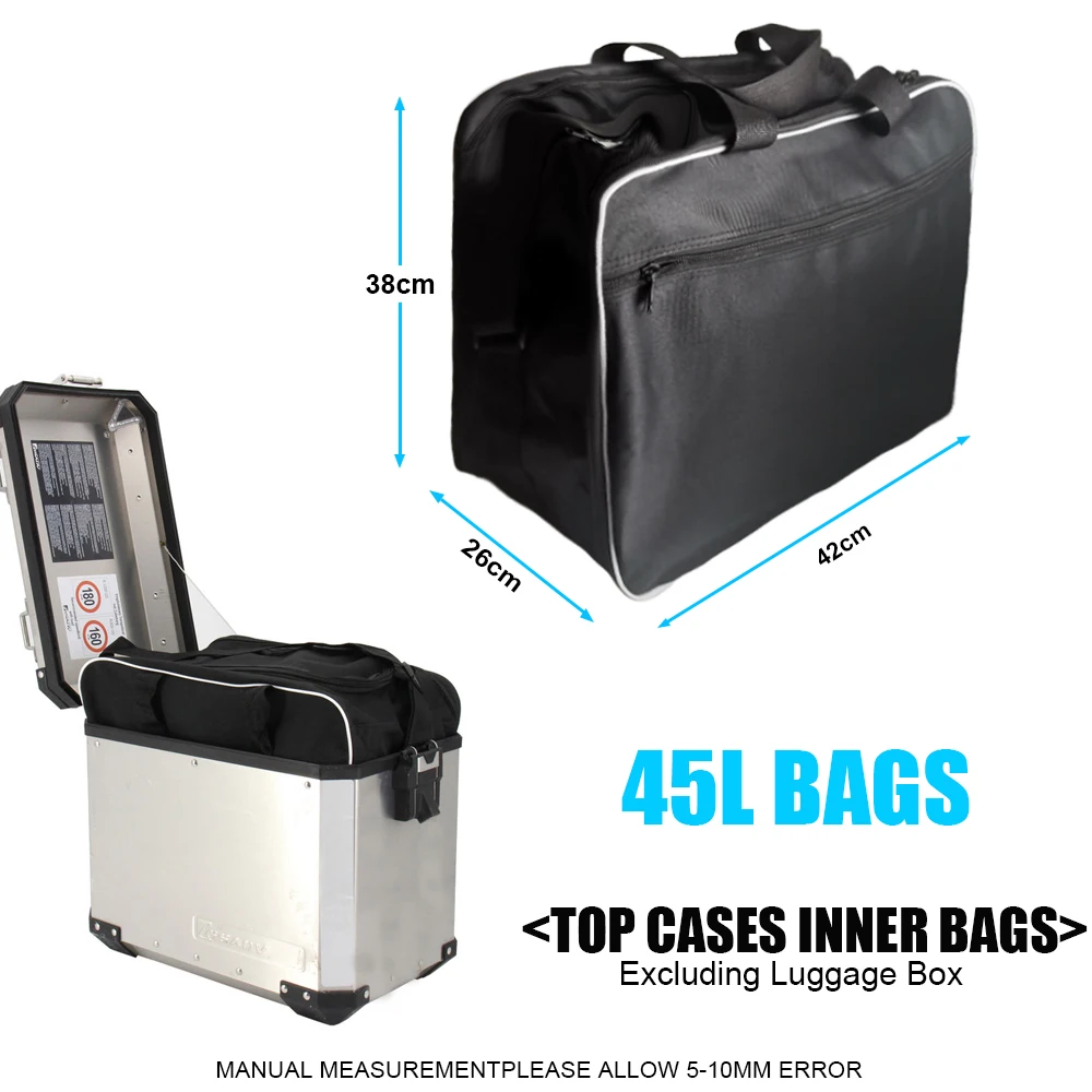 Sac latéral de la boîte 45L