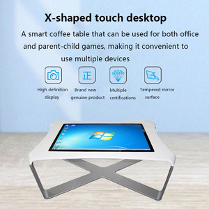 Mesa de centro LED de 43 pulgadas, mesa de centro inteligente para sala de estar con computadora de pantalla táctil incorporada para hogar inteligente - Product Image 3