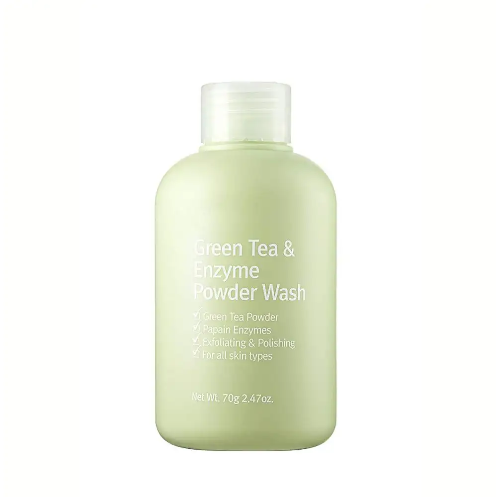 The win — poudre nourrissante de thé vert et Enzyme, nettoyant pour nettoyer la peau, the ordinary