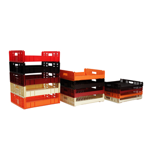 Chất lượng cao có thể tái chế Stackable nhựa bánh mì giá và lưới hậu cầ<span class=keywords><strong>n</strong></span> lưu trữ Crate cho bánh nhà bếp sử dụng - Product Image 1