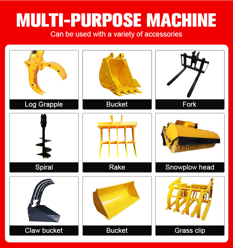 New Style Cheapest Articulated Mini Wheel Loader For Sale Telescopic China Small Wheel Loader With Euro Quick Coupler Front