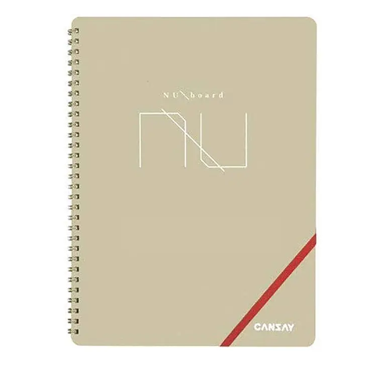 Alta lavagna copertura governato pagina interna a spirale notebook logo personalizzato
