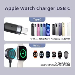 用于Iwatch充电器的3合2 USB C多充电线，用于电话2025的60w旅行多快速充电线新设计 - Product Image 5