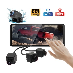 Aotop 10,1 HD IPS Panel Monitor de coche 4Ch entrada de vídeo vehículo completo monitoreo de zona ciega con 4 cámaras de visión trasera de respaldo - Product Image 1