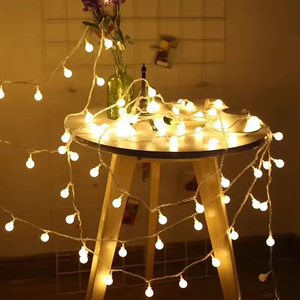 Guirnalda de luces LED con pilas de 6m, 40LED, bola para exteriores, fiesta de Navidad, decoraciones navideñas, iluminación decorativa IP20 - Product Image 6