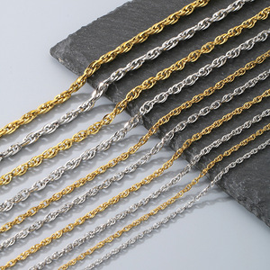<strong>Chains</strong> for Daily Classic Stainless Steel Necklace. Simple and Versatile Plain <strong>Chain</strong> Various Lengths Replacement Single <strong>Chain</strong> - Product Image 5