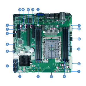2U industriale IoT Edge Computing Server telaio con 4GB RAM Embedded Linux OS Short Rack e scheda madre industriale in magazzino - Product Image 5