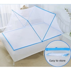 Mosquitera de instalación gratuita para adultos, mosquitera plegable portátil para niños, dormitorio de estudiantes, mosquitera de verano - Product Image 1