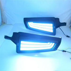 WZXDアクセサリーLEDターンシグナルフォグライトDRLデイタイムランニングランプ2019トヨタハイエース用