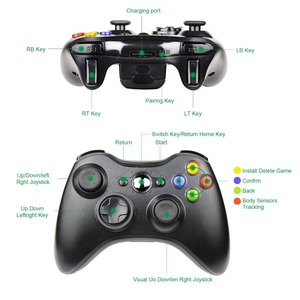 Xboxes360コントローラー用2.4GワイヤレスゲームパッドPCレシーバー付きジョイパッドゲームXboxes360ジョイスティック用リモートゲームコントローラー - Product Image 6