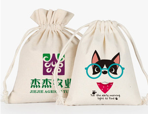 畅销帆布背包设计布织物布袋配商标棉质薄纱抽绳袋 - Product Image 6