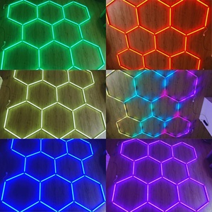 Fabrik-Direktverkauf kundenspezifisch Fernbedienung Sechseck-Beleuchtung Rgb Led-Arbeitslicht 12 V